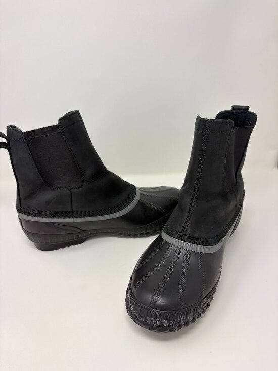 Sorel Cheyanne Metro Chelsea Waterproof Duck Boots Black Men’s 9 main image 4